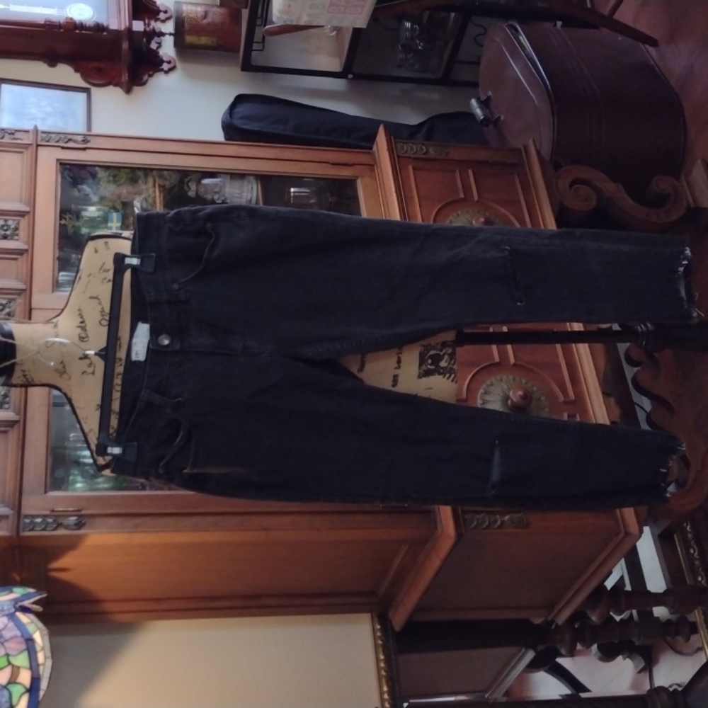 Free People low rise freyed hem skinny Cropped style Number OB484920